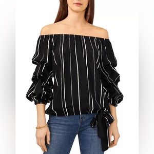 Vince Camuto Off the Shoulder Ruffle Top